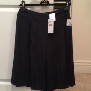 Chanel silk pleated skirt